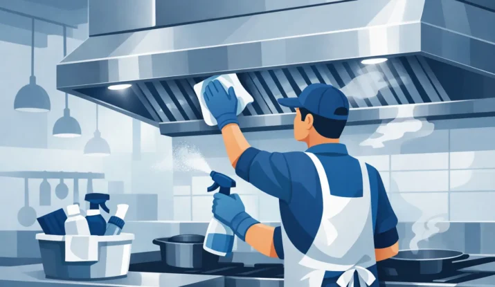 Cleaning Exhaust Hoods for Restaurants