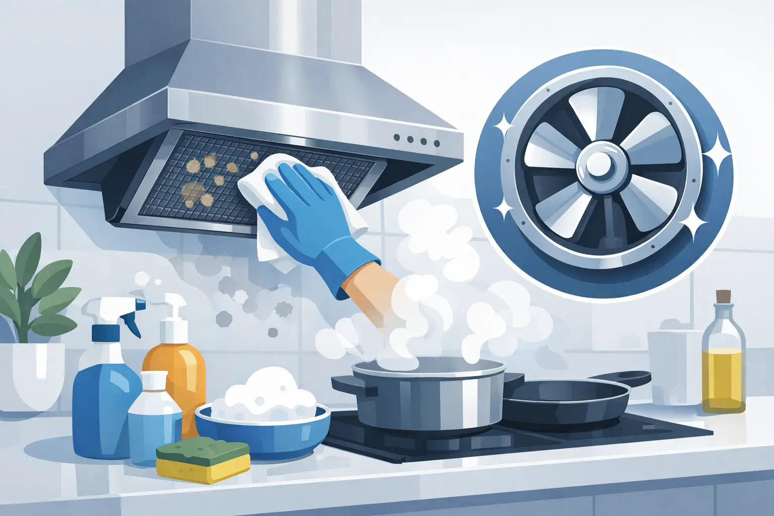 How to Keep Kitchen Exhaust Fan Clean