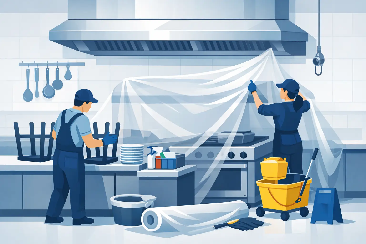 How to Prepare Kitchen for Hood Cleaning