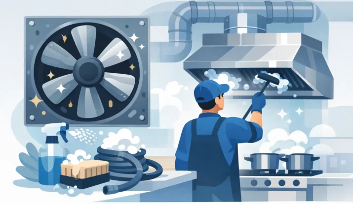 Commercial Kitchen Fan Cleaning Explained