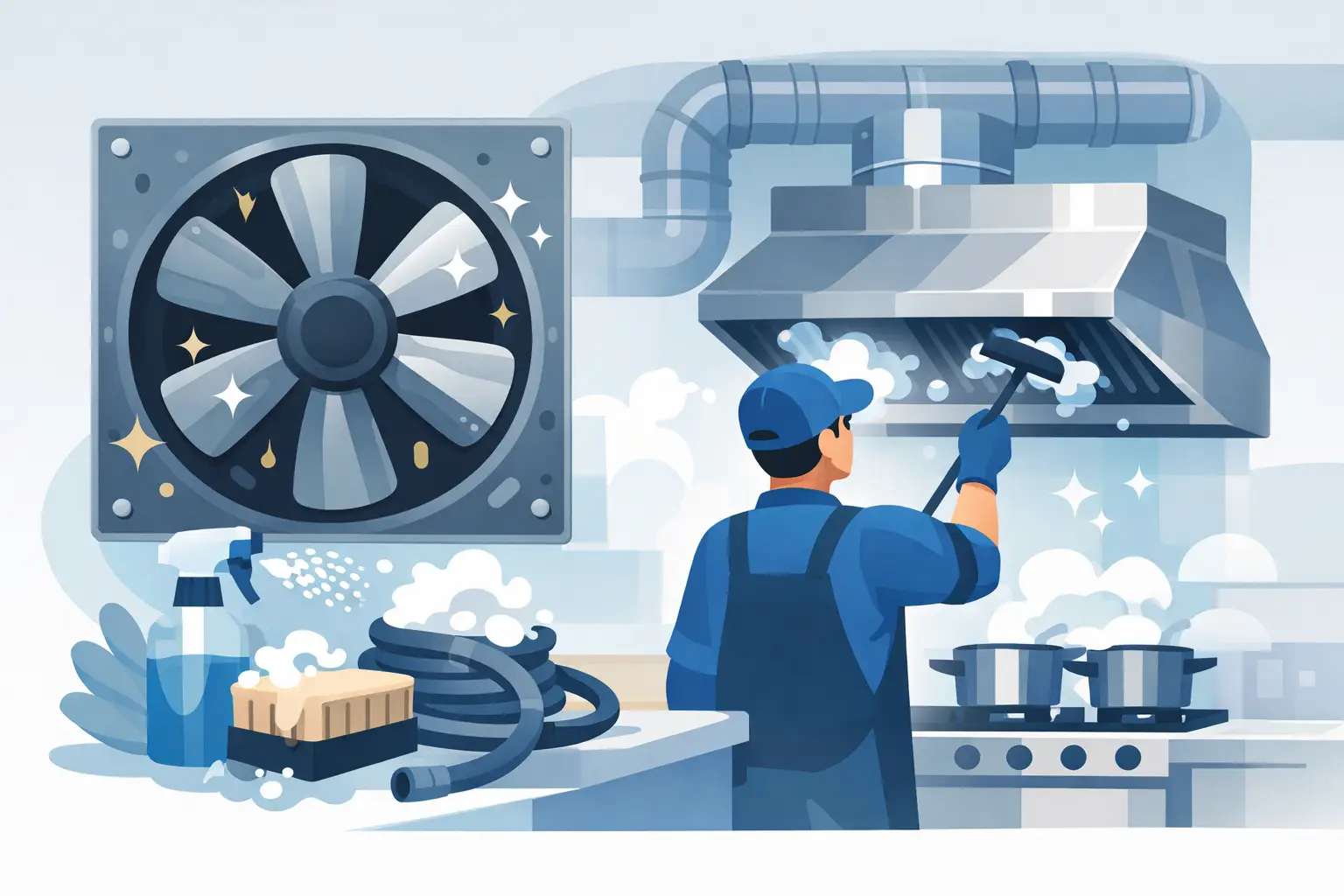 Commercial Kitchen Fan Cleaning Explained