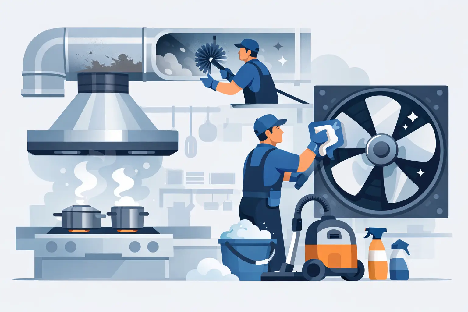 Duct and Fan Cleaning Guide for Kitchens