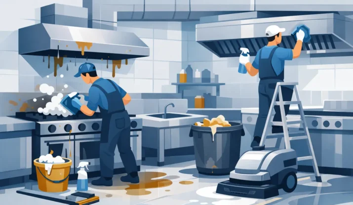 Grease Cleanup Services for Commercial Kitchens