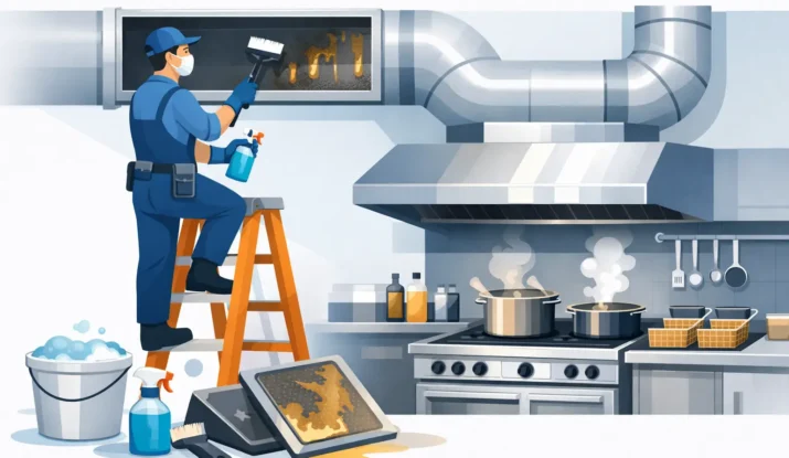 How to Clean Grease Ducts in Commercial Kitchens
