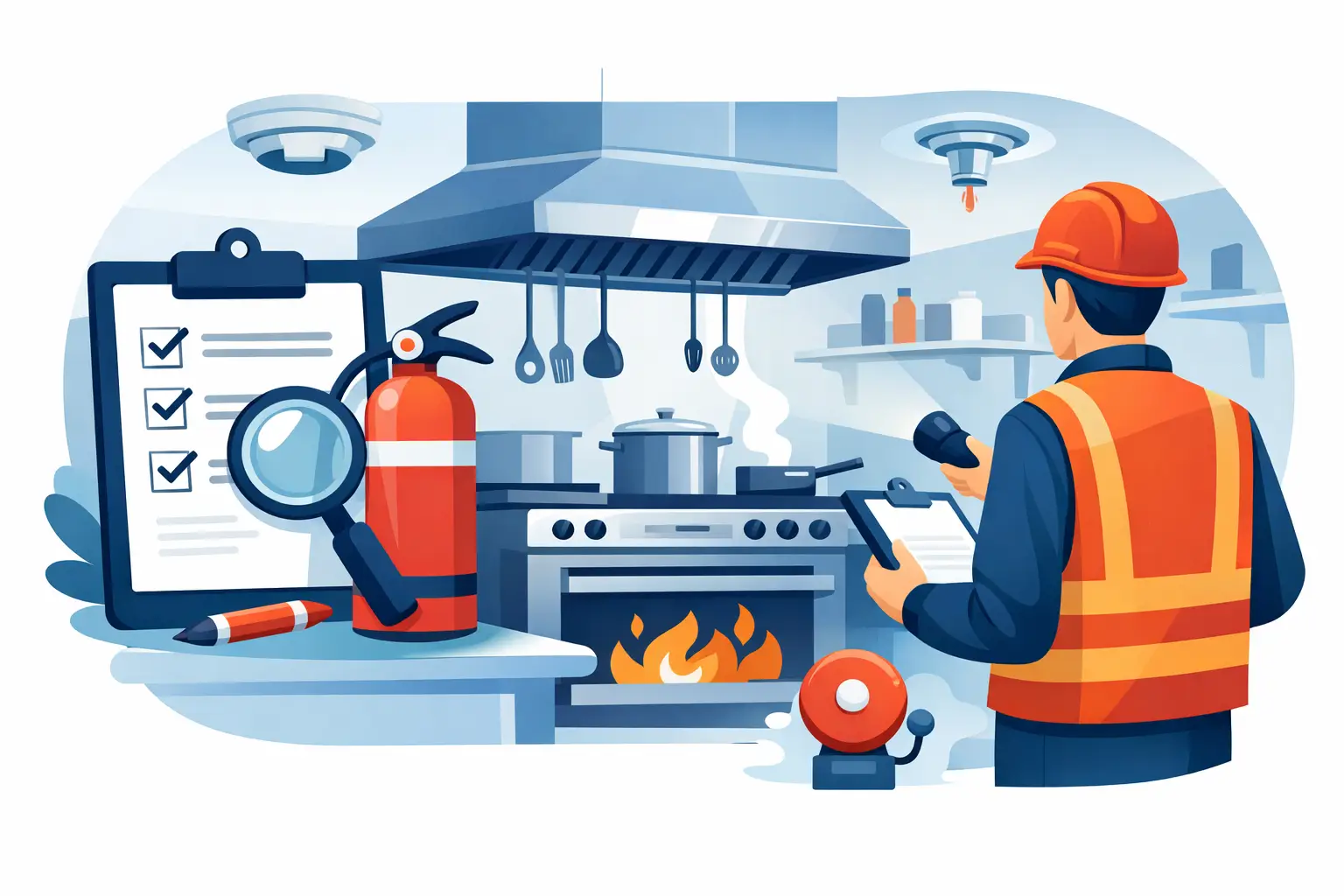 How to Pass Fire Inspection in a Commercial Kitchen
