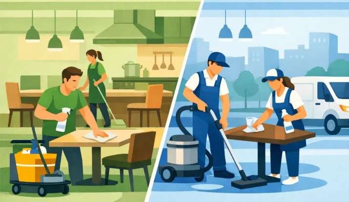 In House vs Outsourced Cleaning for Restaurants
