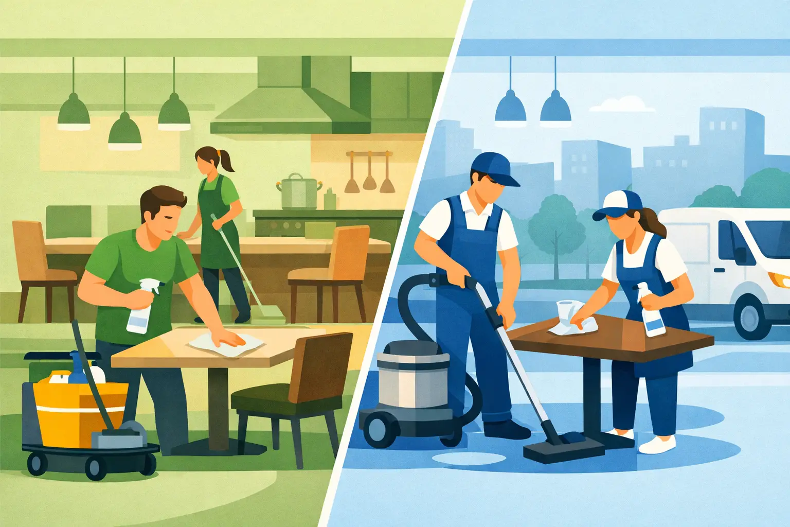 In House vs Outsourced Cleaning for Restaurants