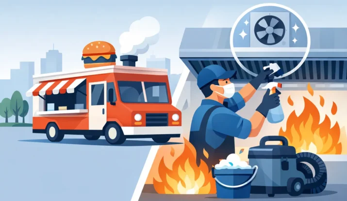 Food Truck Exhaust Cleaning for Fire Safety
