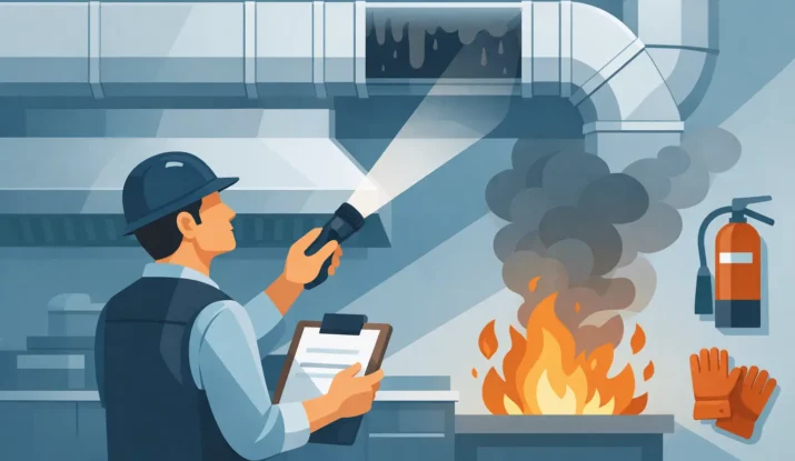 How to Inspect Grease Ductwork for Fire Safety