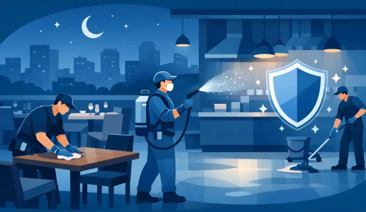 Overnight Restaurant Cleaning Services That Protect
