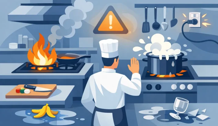 Top Commercial Kitchen Hazards to Control