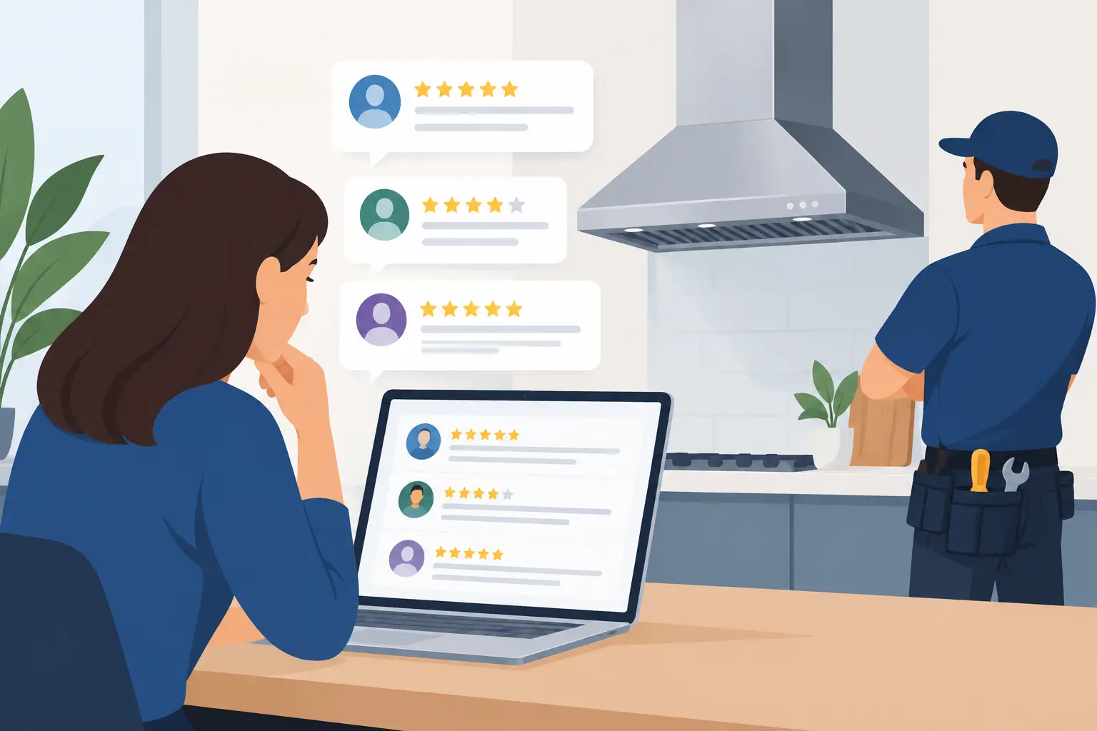 How to Read Hood Contractor Reviews Before You Hire