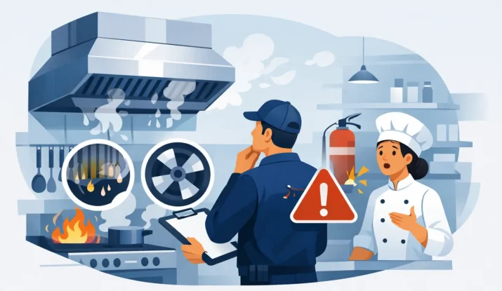 What Causes Hood Inspection Failures in Kitchens?