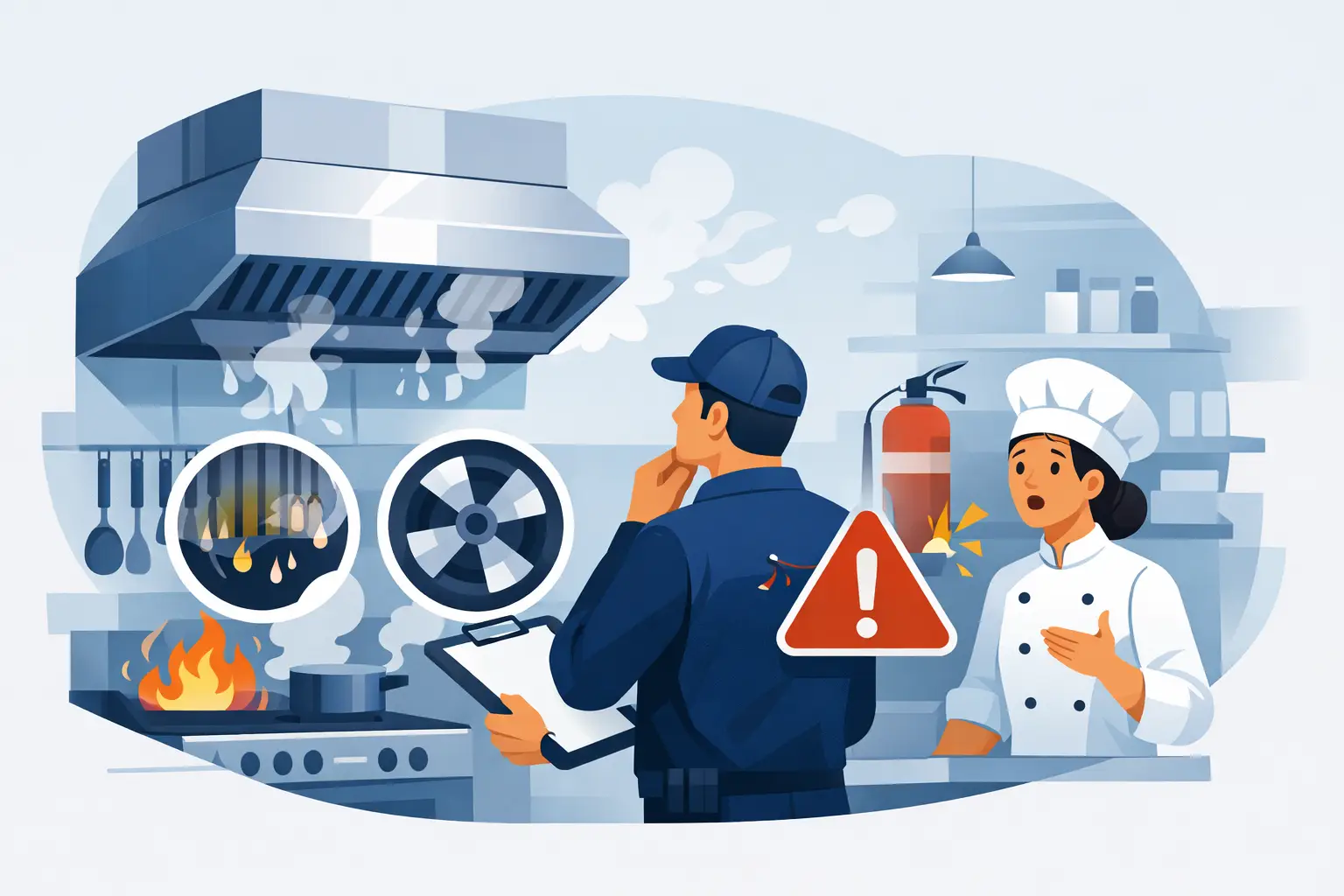 What Causes Hood Inspection Failures in Kitchens?