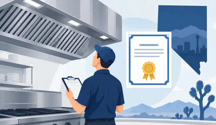 Are Hood Cleaning Certificates Required in Nevada?