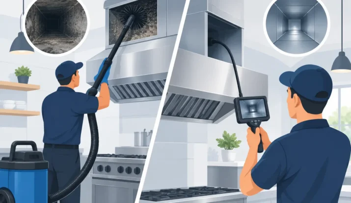 Duct Cleaning Versus Inspection for Kitchens